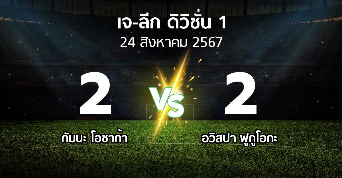 ผลบอล : กัมบะ โอซาก้า vs อวิสปา ฟูกูโอกะ (เจ-ลีก ดิวิชั่น 1 2024)