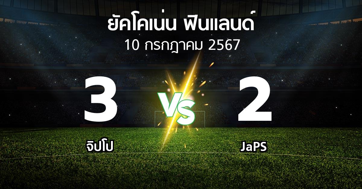 ผลบอล : จิปโป vs JaPS (ยัคโคเน่น-ฟินแลนด์ 2024)