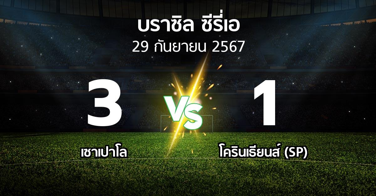 ผลบอล : เซาเปาโล vs โครินเธียนส์ (SP) (บราซิล-ซีรี่เอ 2024)