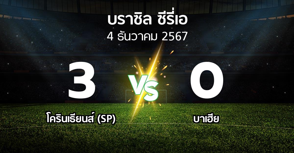 ผลบอล : โครินเธียนส์ (SP) vs บาเฮีย (บราซิล-ซีรี่เอ 2024)