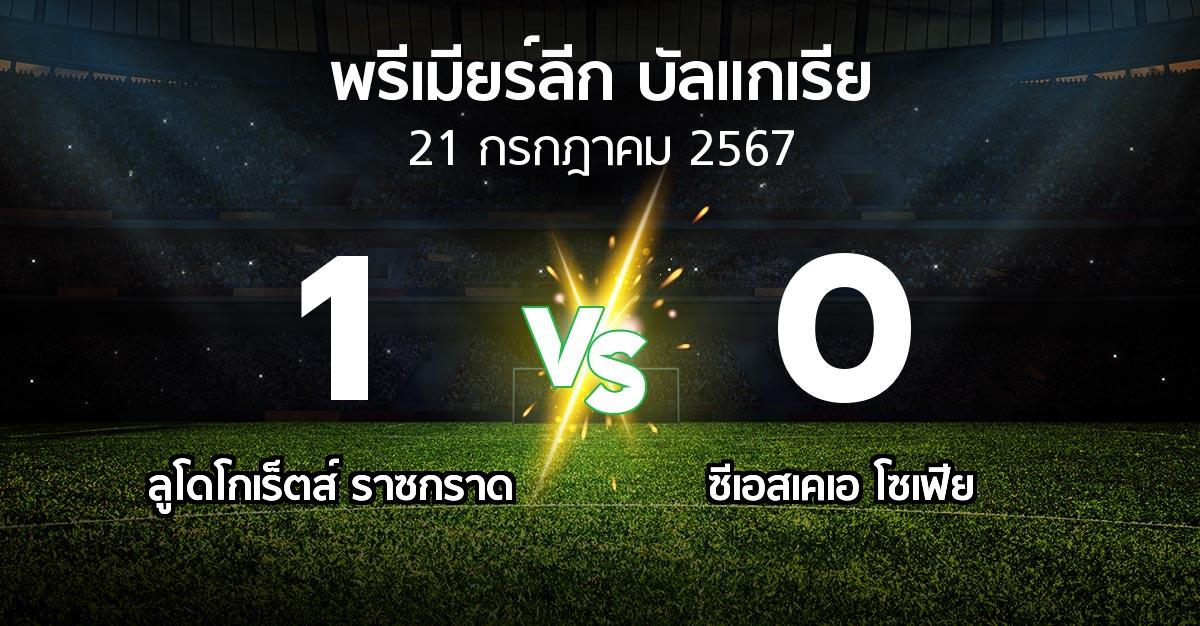 ผลบอล : ลูโดโกเร็ตส์ vs ซีเอสเคเอ โซเฟีย (พรีเมียร์ลีก-บัลแกเรีย 2024-2025)