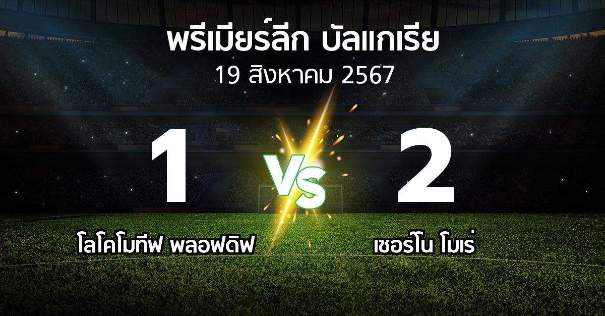 ผลบอล : โลโคโมทีฟ พลอฟดิฟ vs เชอร์โน โมเร่ (พรีเมียร์ลีก-บัลแกเรีย 2024-2025)