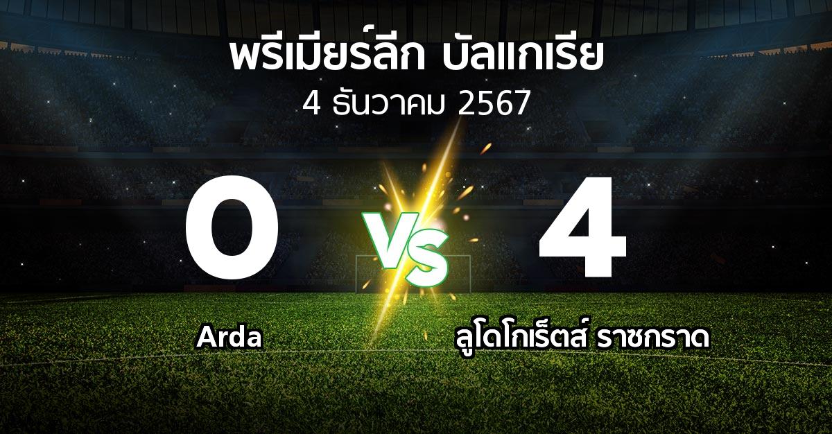 ผลบอล : Arda vs ลูโดโกเร็ตส์ (พรีเมียร์ลีก-บัลแกเรีย 2024-2025)