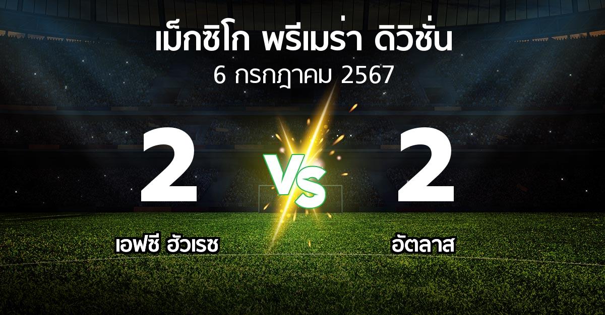 ผลบอล : เอฟซี ฮัวเรซ vs อัตลาส (เม็กซิโก-พรีเมร่า-ดิวิชั่น 2024-2025)