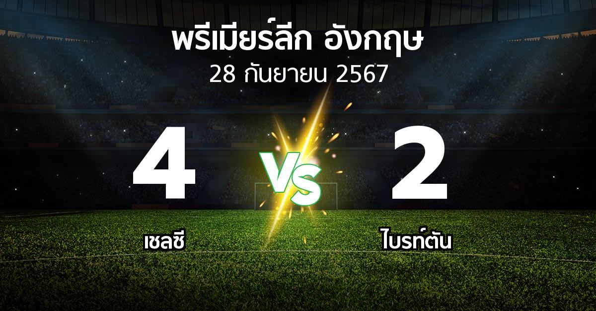 ผลบอล : เชลซี vs ไบรท์ตัน (พรีเมียร์ลีก 2024-2025)