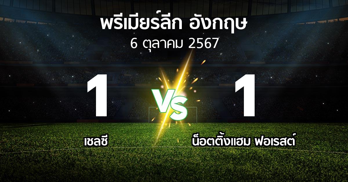 ผลบอล : เชลซี vs น็อตติ้งแฮม ฟอเรสต์ (พรีเมียร์ลีก 2024-2025)