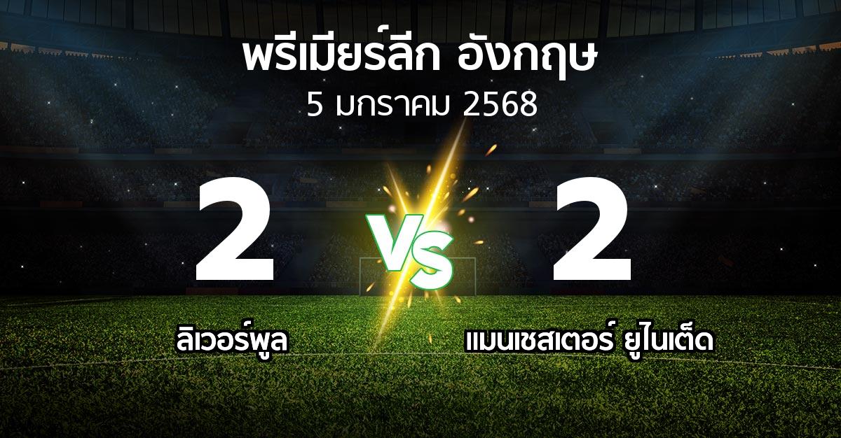 ผลบอล : ลิเวอร์พูล vs แมนฯ ยูไนเต็ด (พรีเมียร์ลีก 2024-2025)