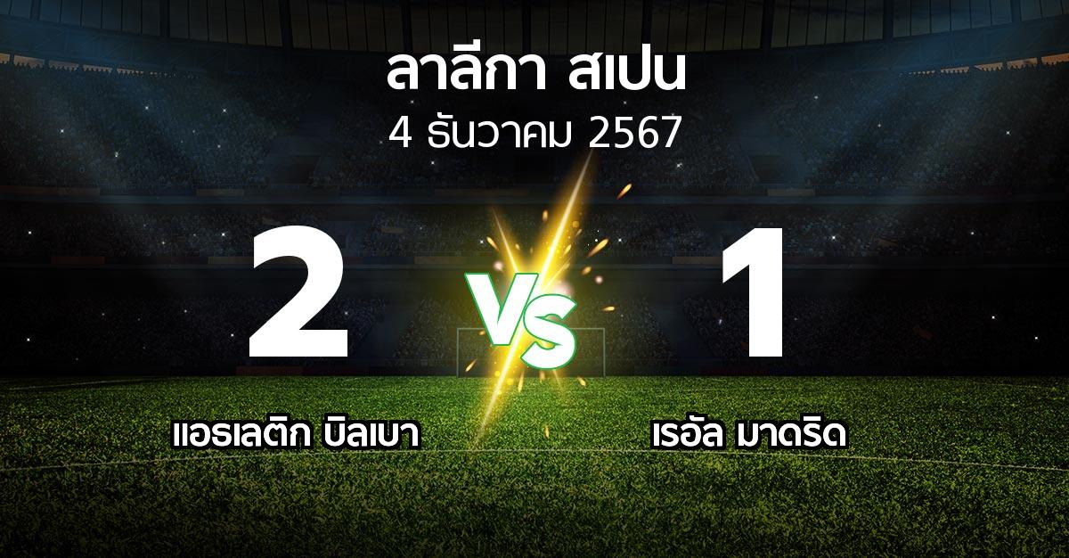 ผลบอล : แอธ. บิลเบา vs เรอัล มาดริด (ลา ลีกา 2024-2025)