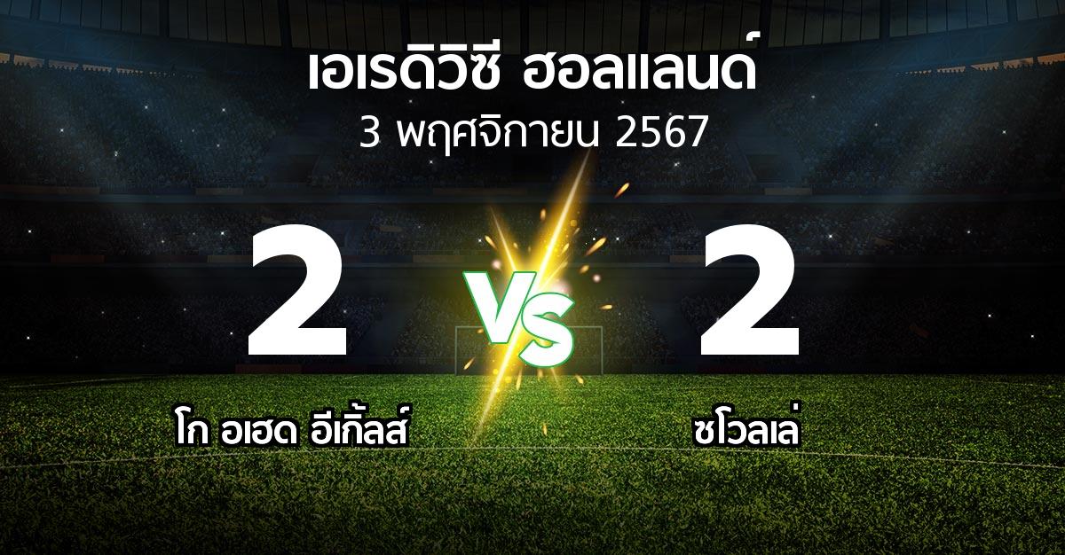 ผลบอล : โก อเฮด อีเกิ้ลส์ vs ซโวลเล่ (เอเรดิวิซี่ ฮอลแลนด์ 2024-2025)