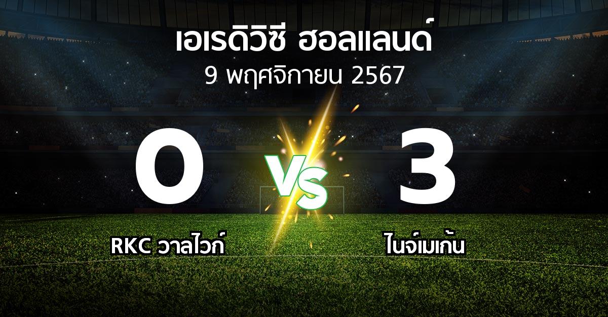 ผลบอล : วาลไวก์ vs ไนจ์เมเก้น (เอเรดิวิซี่ ฮอลแลนด์ 2024-2025)