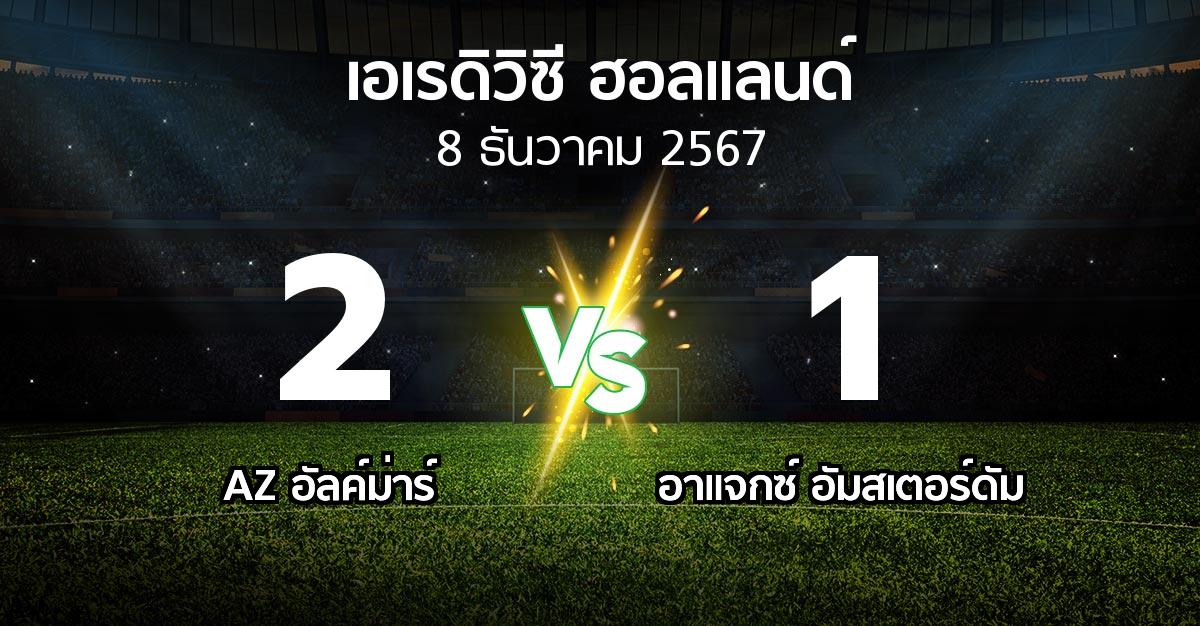 ผลบอล : AZ อัลค์ม่าร์ vs อาเอฟเซ อายักซ์ (เอเรดิวิซี่ ฮอลแลนด์ 2024-2025)