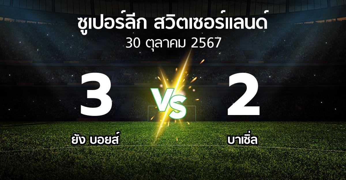 ผลบอล : ยัง บอยส์ vs บาเซิ่ล (ซูเปอร์ลีก-สวิตเซอร์แลนด์ 2024-2025)