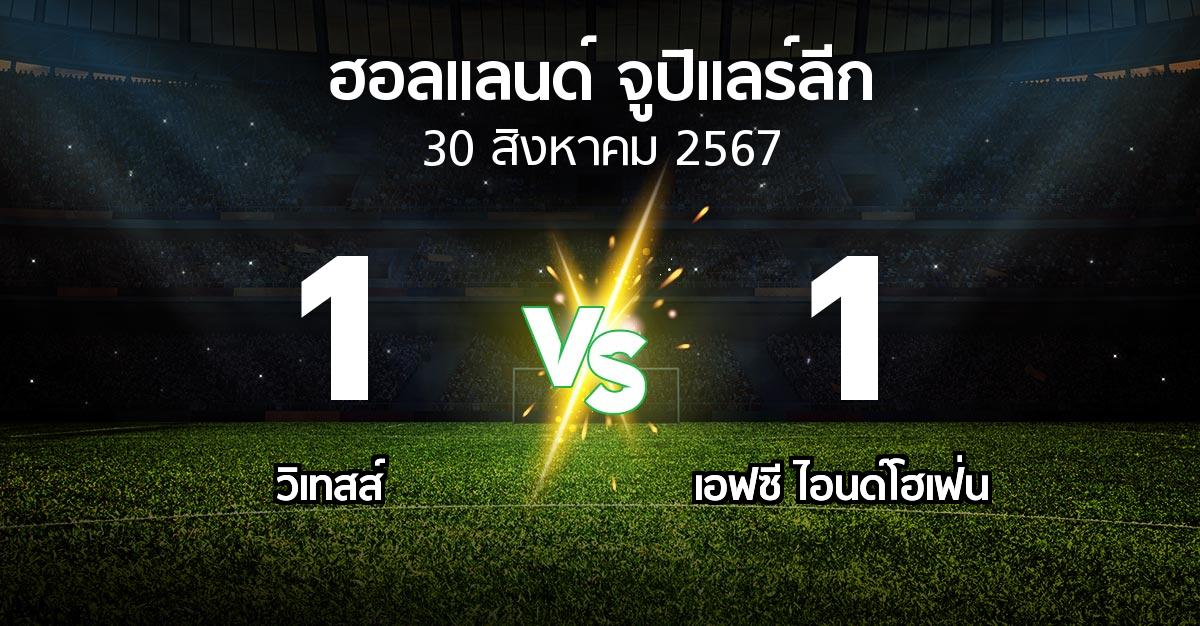 ผลบอล : วิเทสส์ vs เอฟซี ไอนด์โฮเฟ่น (ฮอลแลนด์-จูปิแลร์ลีก 2024-2025)