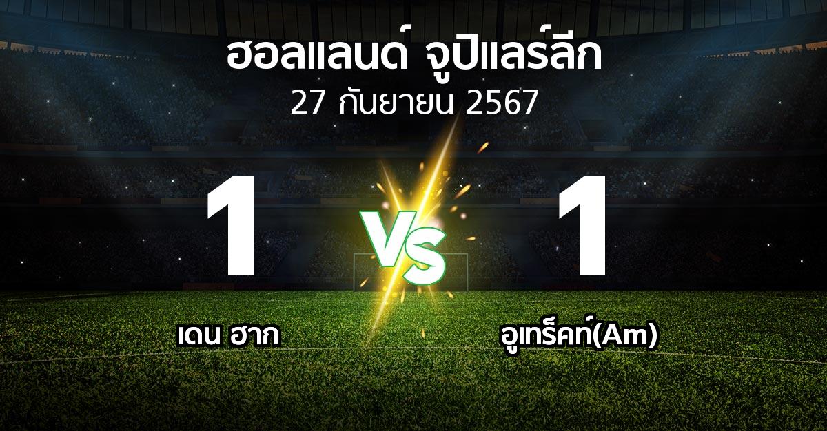 ผลบอล : เดน ฮาก vs อูเทร็คท์(Am) (ฮอลแลนด์-จูปิแลร์ลีก 2024-2025)