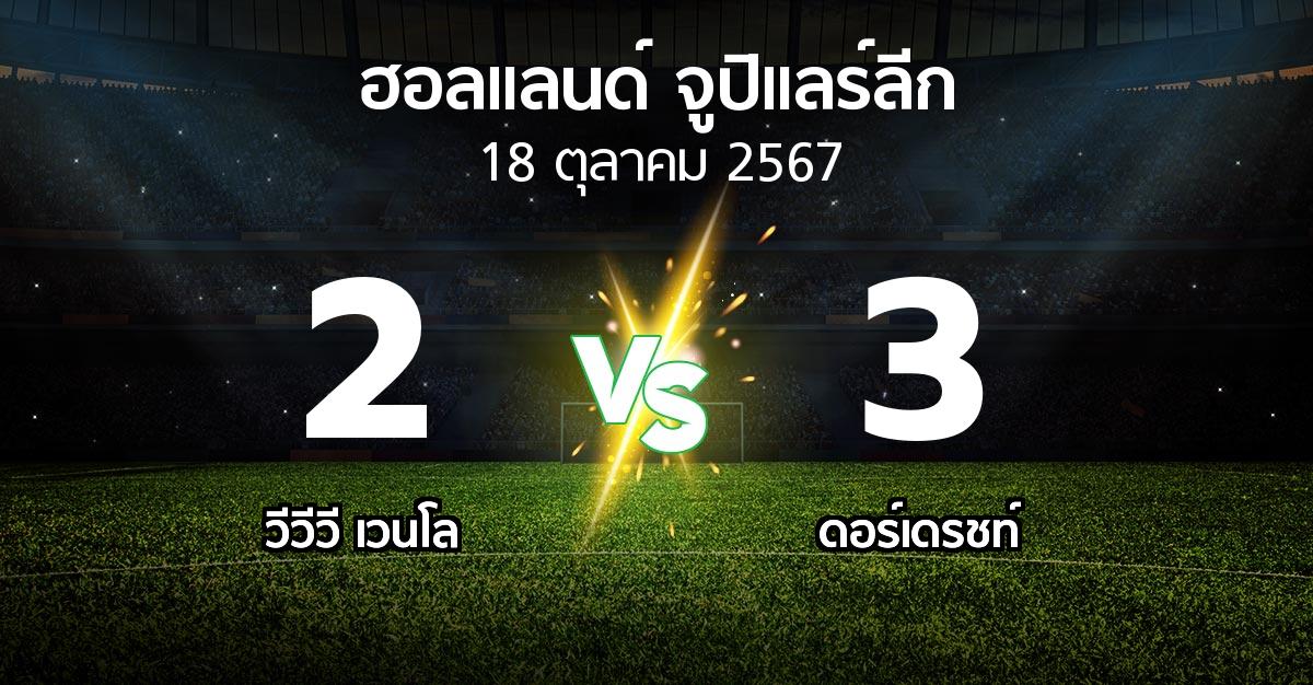 ผลบอล : VVV vs ดอร์เดรชท์ (ฮอลแลนด์-จูปิแลร์ลีก 2024-2025)