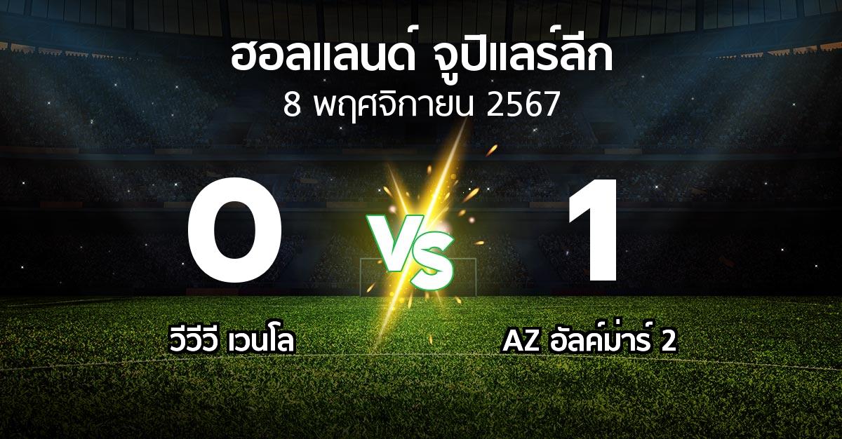 ผลบอล : VVV vs AZ อัลค์ม่าร์ 2 (ฮอลแลนด์-จูปิแลร์ลีก 2024-2025)