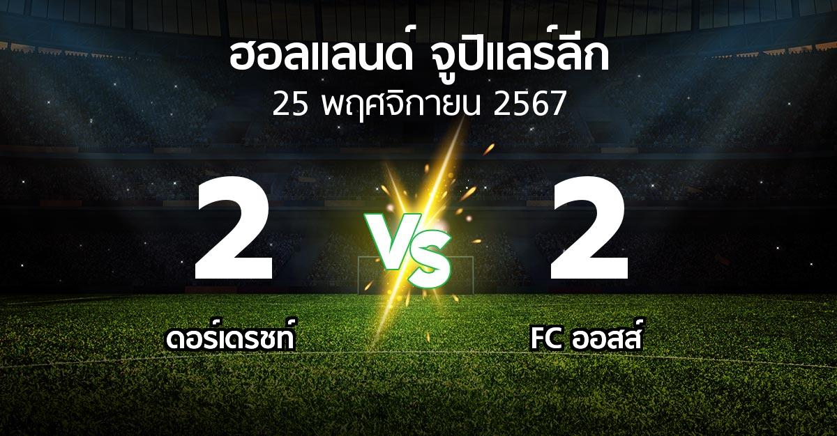 ผลบอล : ดอร์เดรชท์ vs FC ออสส์ (ฮอลแลนด์-จูปิแลร์ลีก 2024-2025)