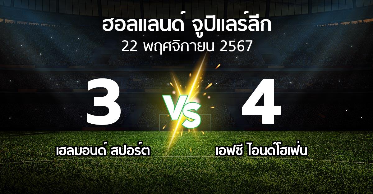 ผลบอล : เฮลมอนด์ สปอร์ต vs เอฟซี ไอนด์โฮเฟ่น (ฮอลแลนด์-จูปิแลร์ลีก 2024-2025)