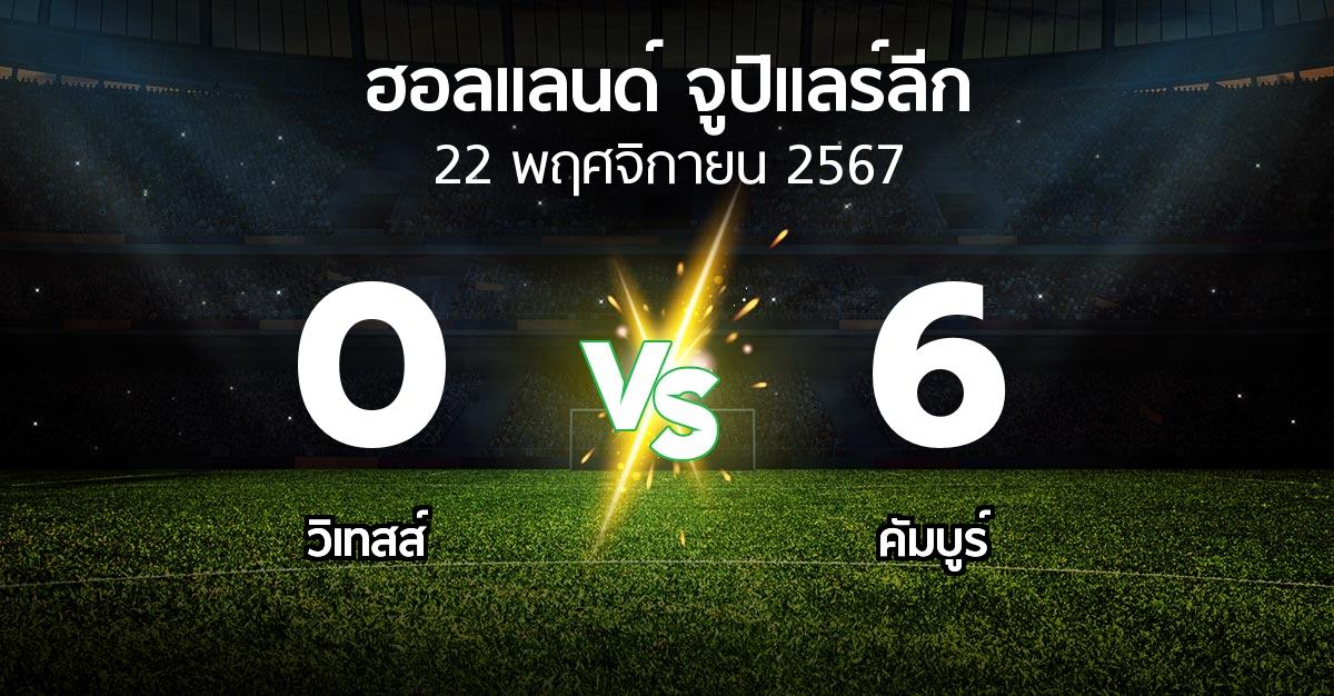 ผลบอล : วิเทสส์ vs คัมบูร์ (ฮอลแลนด์-จูปิแลร์ลีก 2024-2025)