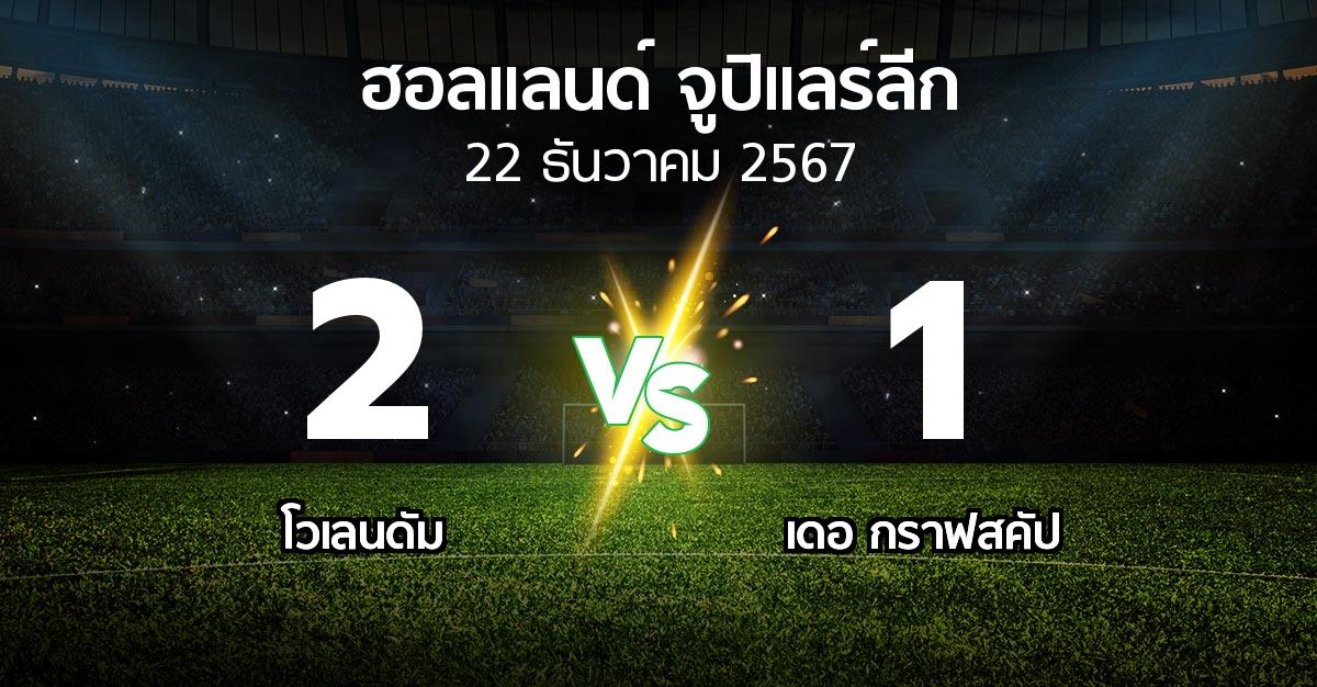 ผลบอล : โวเลนดัม vs เดอ กราฟสคัป (ฮอลแลนด์-จูปิแลร์ลีก 2024-2025)