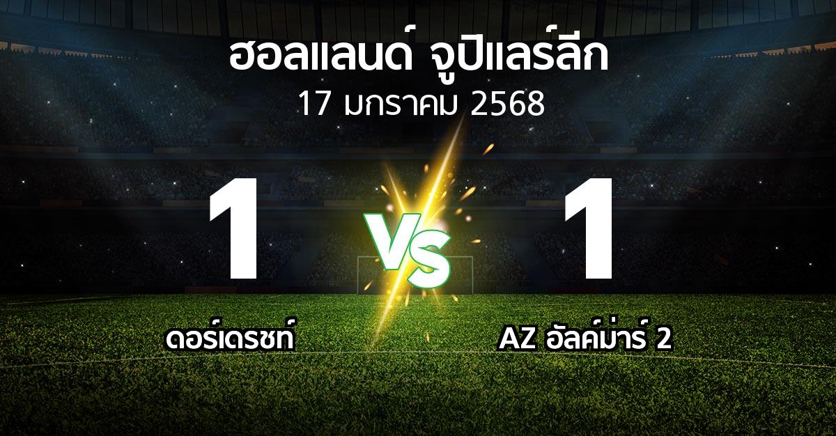 ผลบอล : ดอร์เดรชท์ vs AZ อัลค์ม่าร์ 2 (ฮอลแลนด์-จูปิแลร์ลีก 2024-2025)