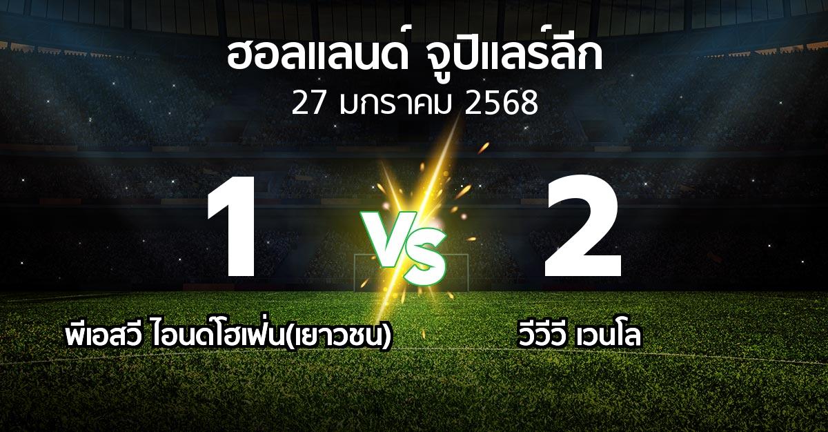 ผลบอล : พีเอสวี ไอนด์โฮเฟ่น(เยาวชน) vs VVV (ฮอลแลนด์-จูปิแลร์ลีก 2024-2025)