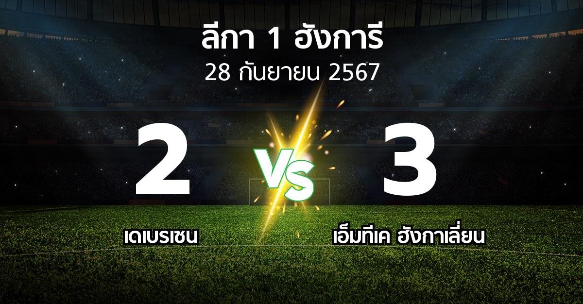 ผลบอล : เดเบรเซน vs เอ็มทีเค ฮังกาเลี่ยน (ลีกา-1-ฮังการี 2024-2025)