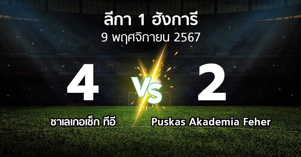 ผลบอล : ซาเลเกอเซ็ก ทีอี vs Puskas Akademia Feher (ลีกา-1-ฮังการี 2024-2025)