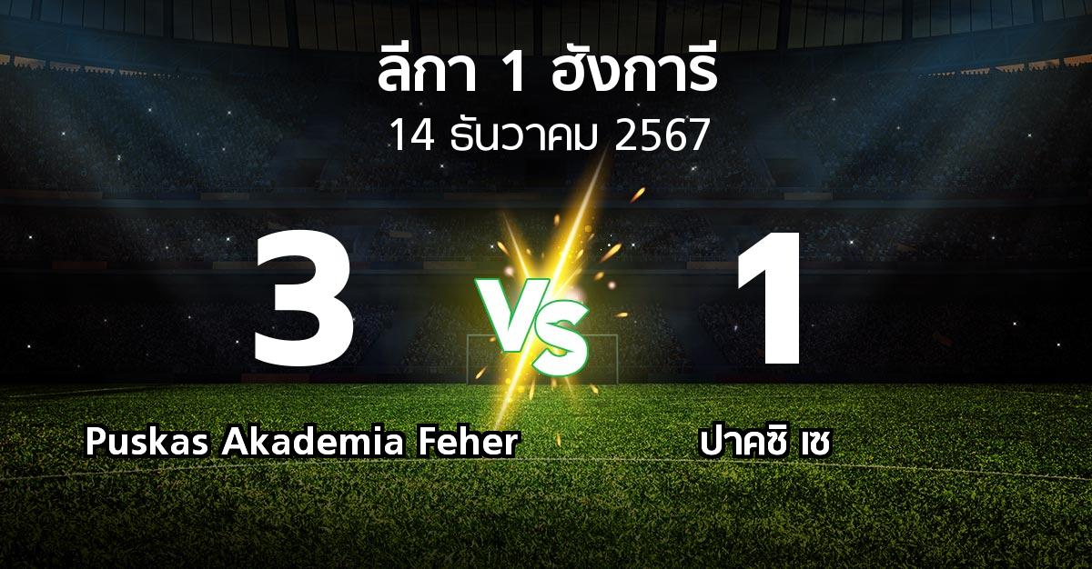 ผลบอล : Puskas Akademia Feher vs ปาคซิ เซ (ลีกา-1-ฮังการี 2024-2025)