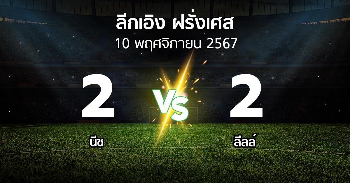 ผลบอล : นีซ vs ลีลล์ (ลีกเอิง 2024-2025)