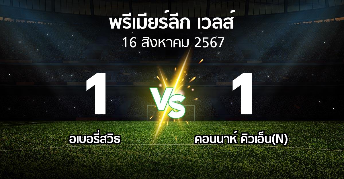 ผลบอล : อเบอรี่สวิธ vs คอนนาห์ คิวเอ็น(N) (พรีเมียร์ลีก-เวลส์ 2024-2025)