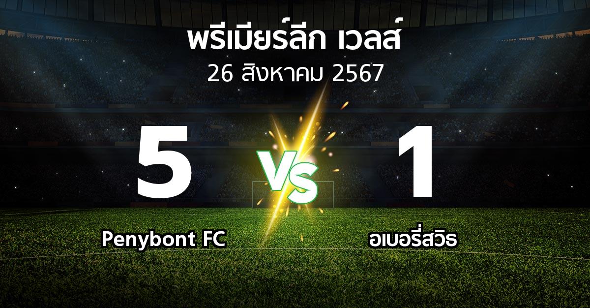 ผลบอล : Penybont FC vs อเบอรี่สวิธ (พรีเมียร์ลีก-เวลส์ 2024-2025)