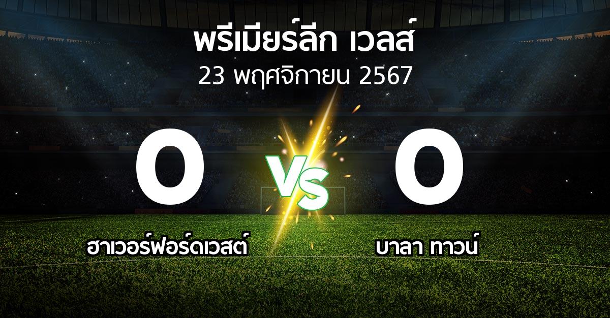 ผลบอล : ฮาเวอร์ฟอร์ดเวสต์ vs บาลา ทาวน์ (พรีเมียร์ลีก-เวลส์ 2024-2025)