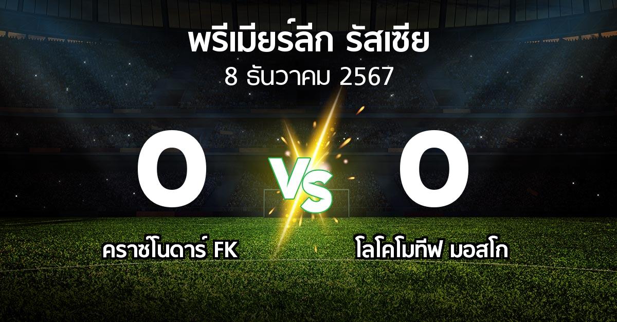 ผลบอล : คราซ์โนดาร์ FK vs โลโคโมทีฟ มอสโก (พรีเมียร์ลีก รัสเซีย  2024-2025)