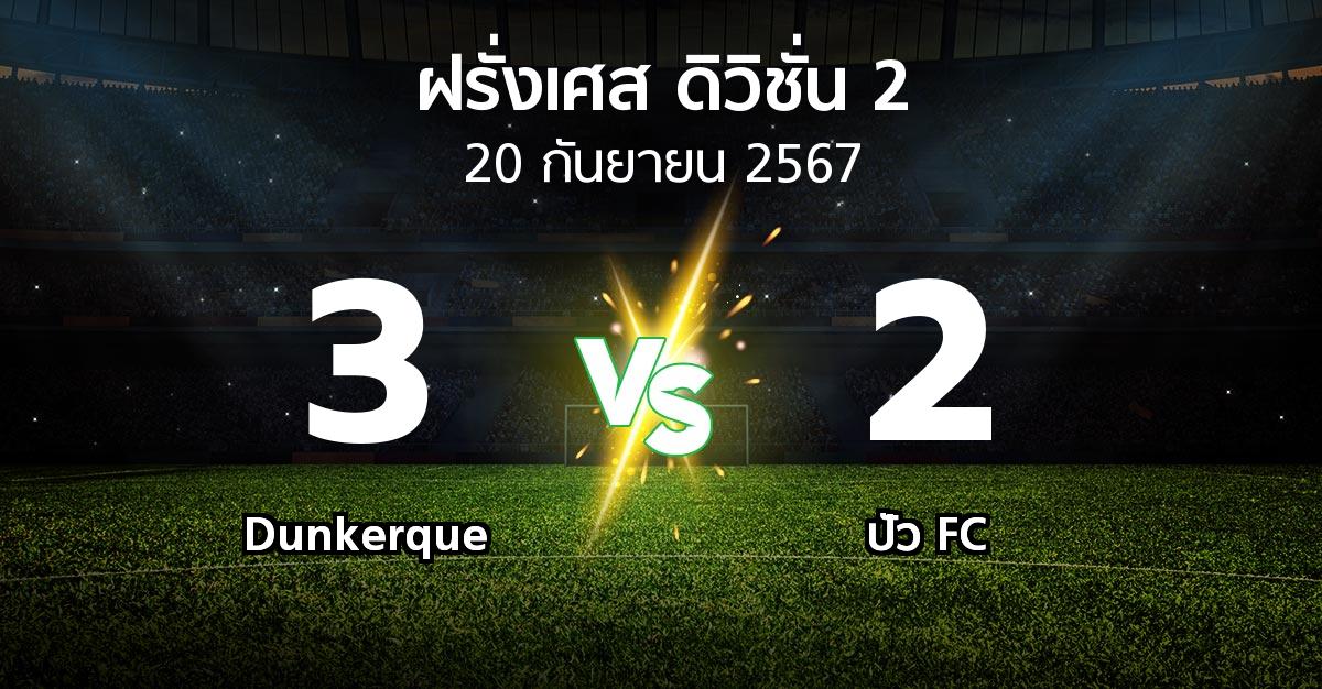 ผลบอล : Dunkerque vs ปัว FC (ฝรั่งเศส-ดิวิชั่น-2 2024-2025)