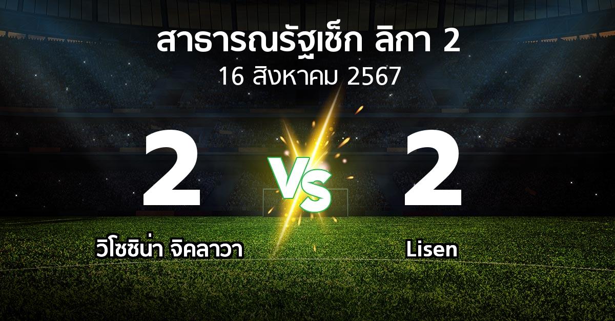 ผลบอล : วิโซซิน่า จิคลาวา vs Lisen (สาธารณรัฐเช็ก-ลิกา-2 2024-2025)