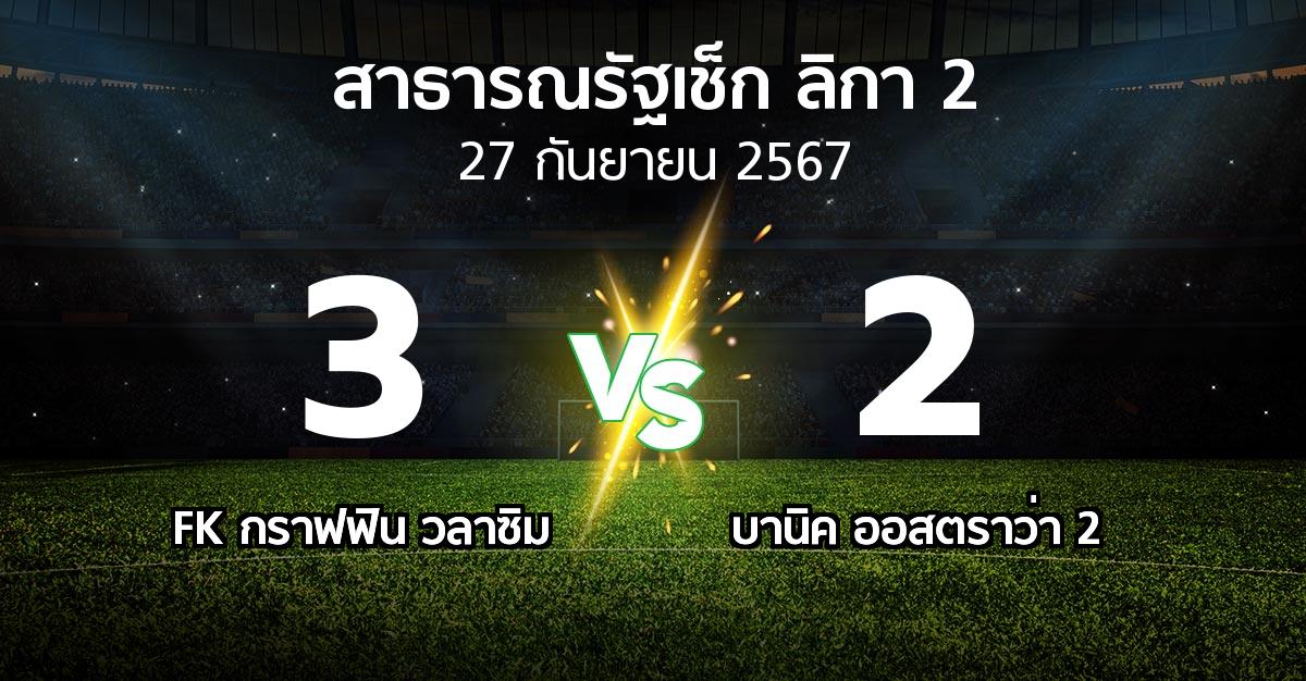 ผลบอล : FK กราฟฟิน วลาซิม vs บานิค ออสตราว่า 2 (สาธารณรัฐเช็ก-ลิกา-2 2024-2025)