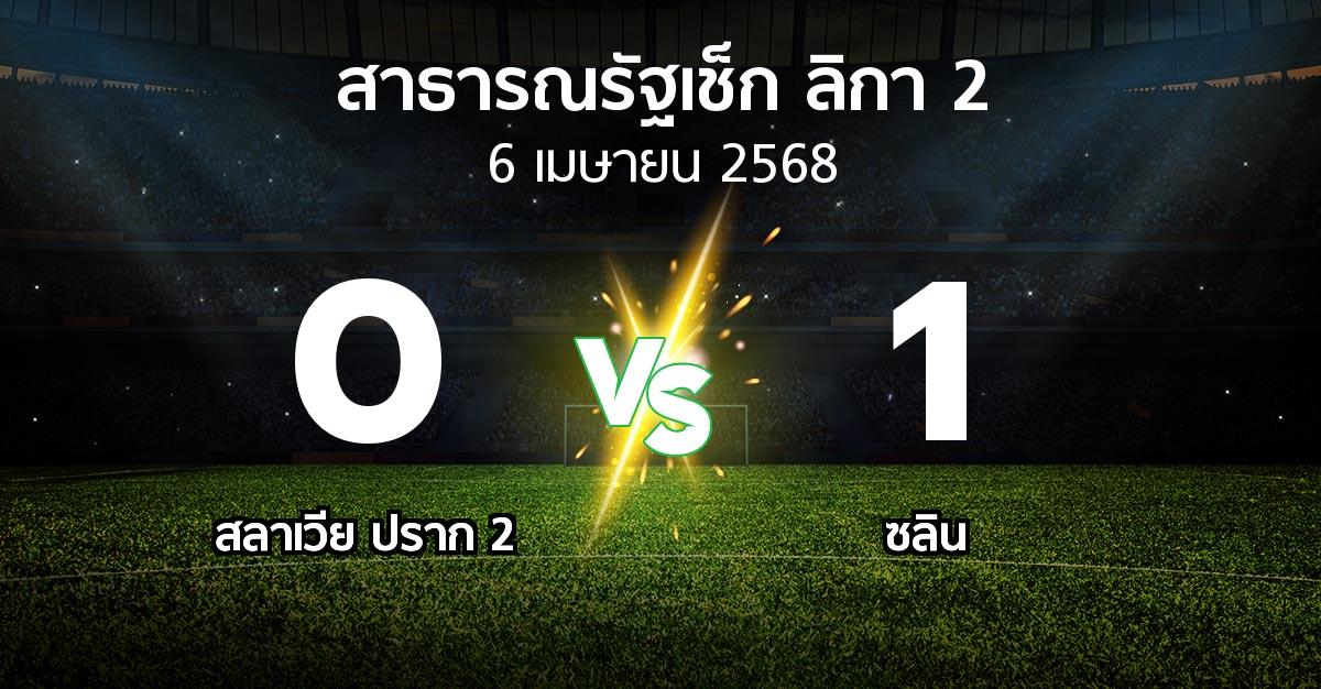 ผลบอล : สลาเวีย ปราก 2 vs ซลิน (สาธารณรัฐเช็ก-ลิกา-2 2024-2025)