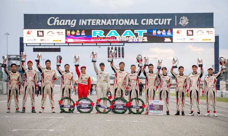 "แมดคาว" พลิกเกมพา TOYOTA GAZOO Racing Thailand ครองแชมป์ RAAT 2024 สนาม 2