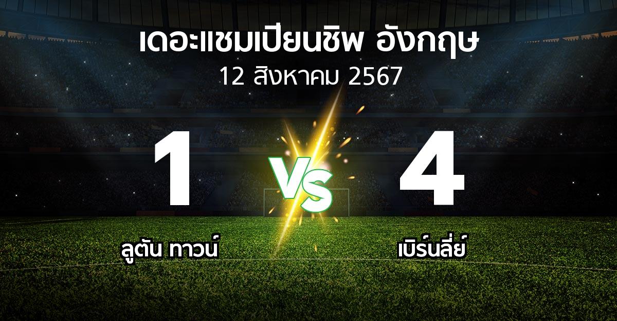 ผลบอล : ลูตัน ทาวน์ vs เบิร์นลี่ย์ (เดอะ แชมเปียนชิพ 2024-2025)