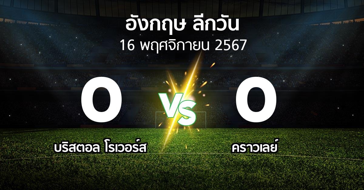 ผลบอล : บริสตอล โรเวอร์ส vs คราวเลย์ (ลีกวัน-อังกฤษ 2024-2025)