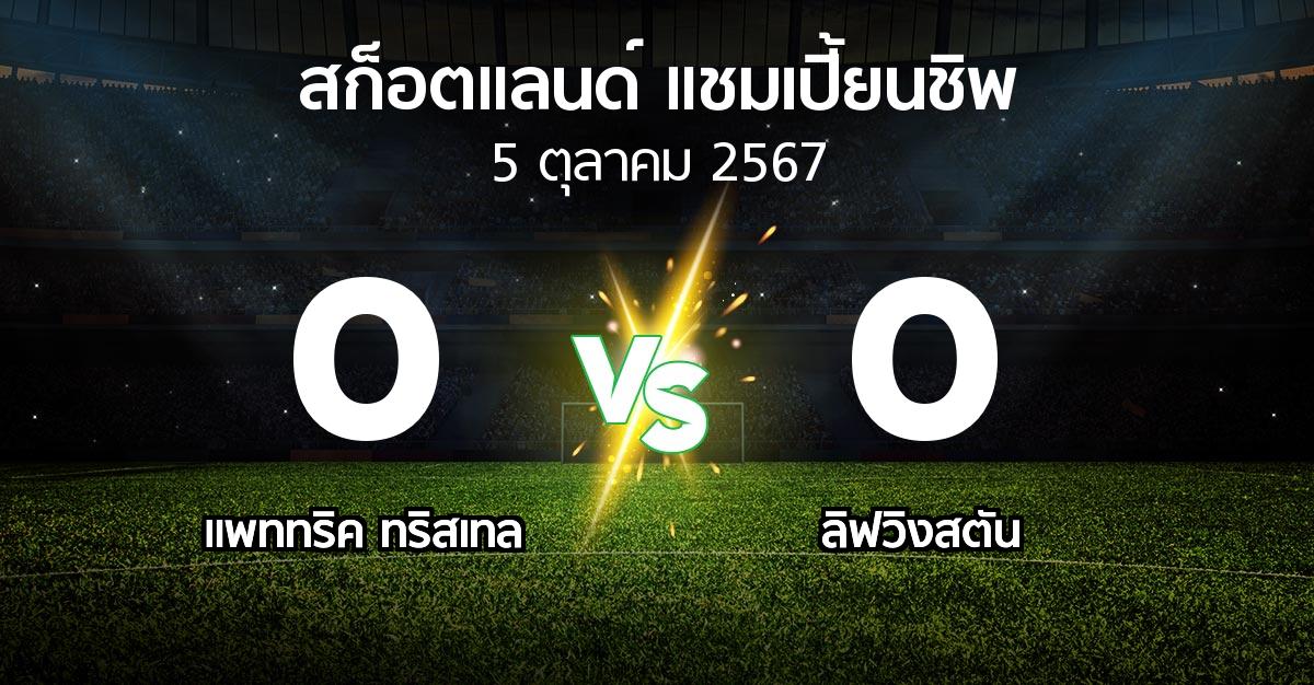 ผลบอล : แพททริค ทริสเทล vs ลิฟวิงสตัน (สก็อตแลนด์-แชมเปี้ยนชิพ 2024-2025)