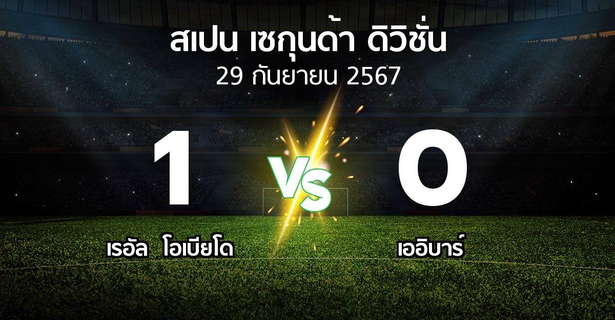 ผลบอล : เรอัล  โอเบียโด vs เออิบาร์ (สเปน-เซกุนด้า-ดิวิชั่น 2024-2025)