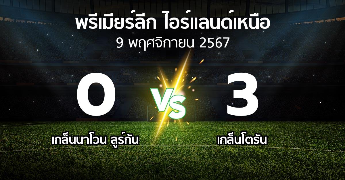 ผลบอล : เกล็นนาโวน ลูร์กัน vs เกล็นโตรัน (พรีเมียร์ลีก-ไอร์แลนด์เหนือ 2024-2025)