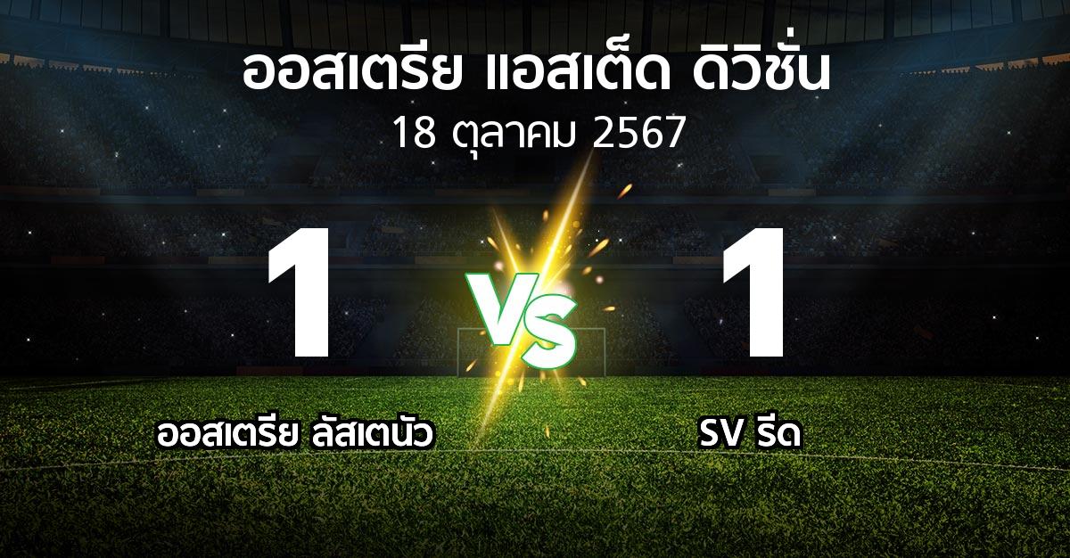 ผลบอล : Lusten vs SV รีด (ออสเตรีย-แอสเต็ด-ดิวิชั่น 2024-2025)