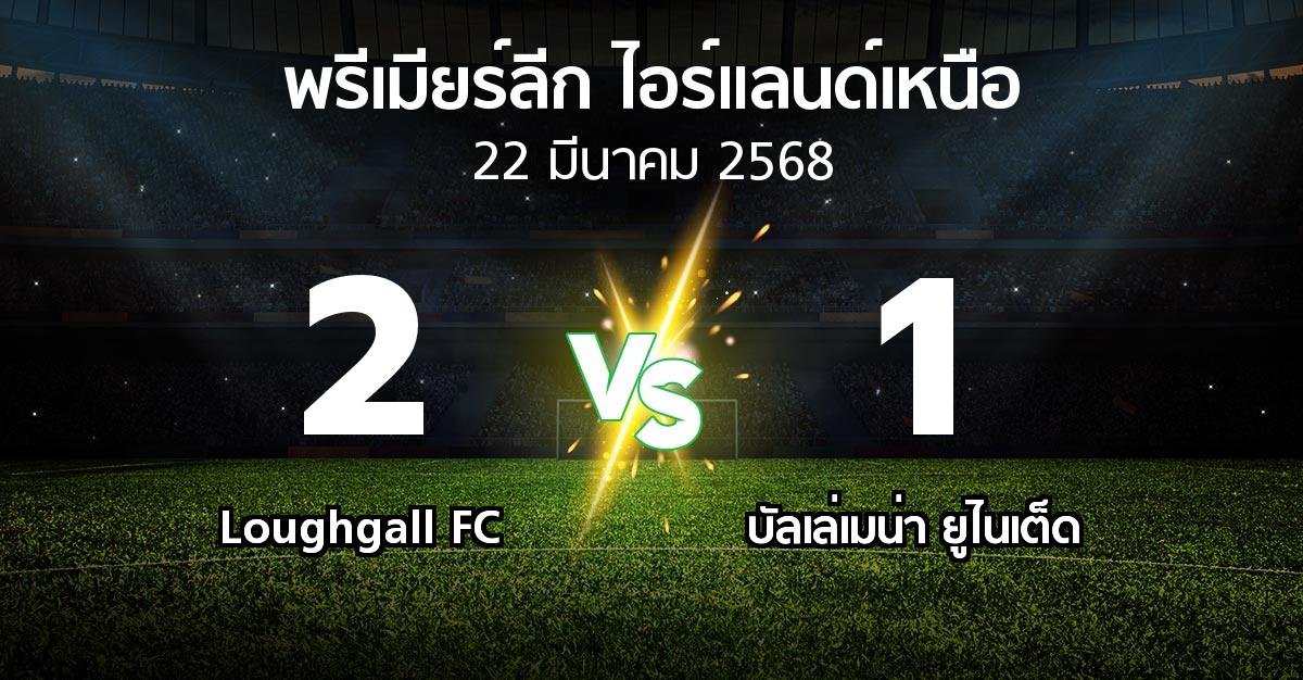 ผลบอล : Loughgall FC vs บัลเล่เมน่า ยูไนเต็ด (พรีเมียร์ลีก-ไอร์แลนด์เหนือ 2024-2025)