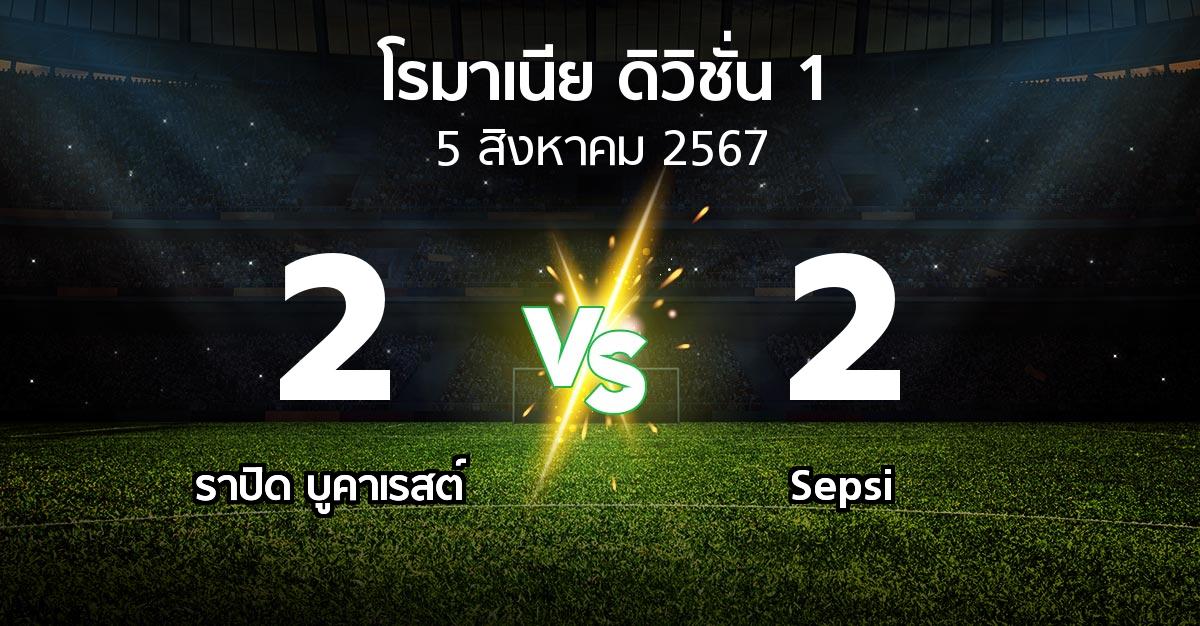 ผลบอล : ราปิด บูคาเรสต์ vs Sepsi (โรมาเนีย-ดิวิชั่น-1 2024-2025)