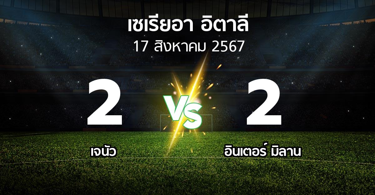 ผลบอล : เจนัว vs อินเตอร์ มิลาน (เซเรีย อา 2024-2025)