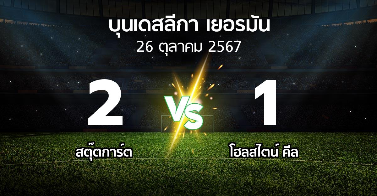 ผลบอล : สตุ๊ตการ์ต vs โฮลสไตน์ คีล (บุนเดสลีกา 2024-2025)