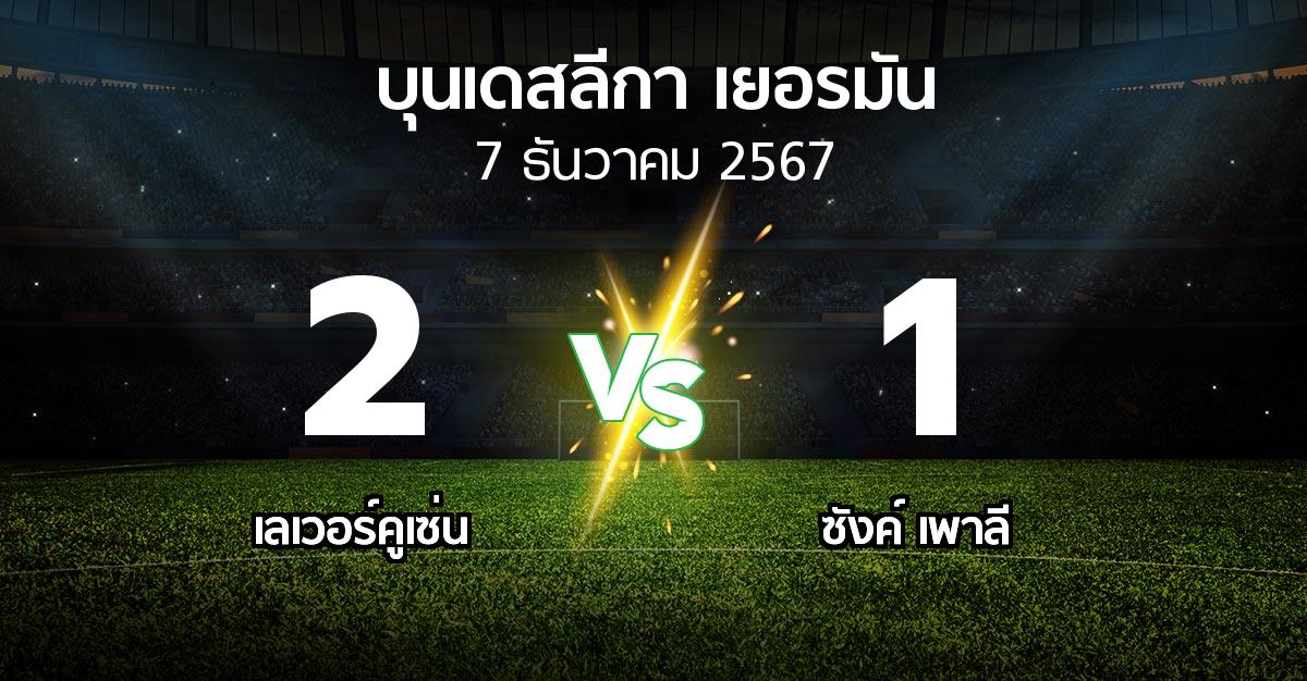 ผลบอล : เลเวอร์คูเซ่น vs ซังค์ เพาลี (บุนเดสลีกา 2024-2025)